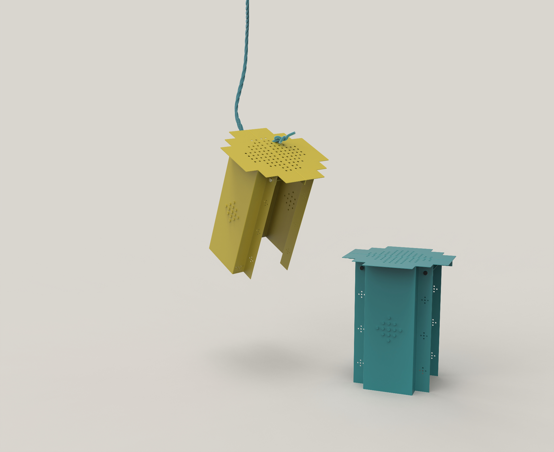 NAQSH, Sheet metal stool